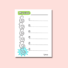 Giplings Goal Tracker - Printable PDF for kids