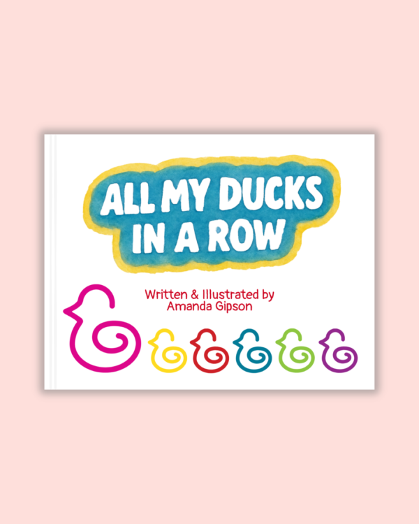 website cover photo ALL MY DUCKS IN A ROW - Book