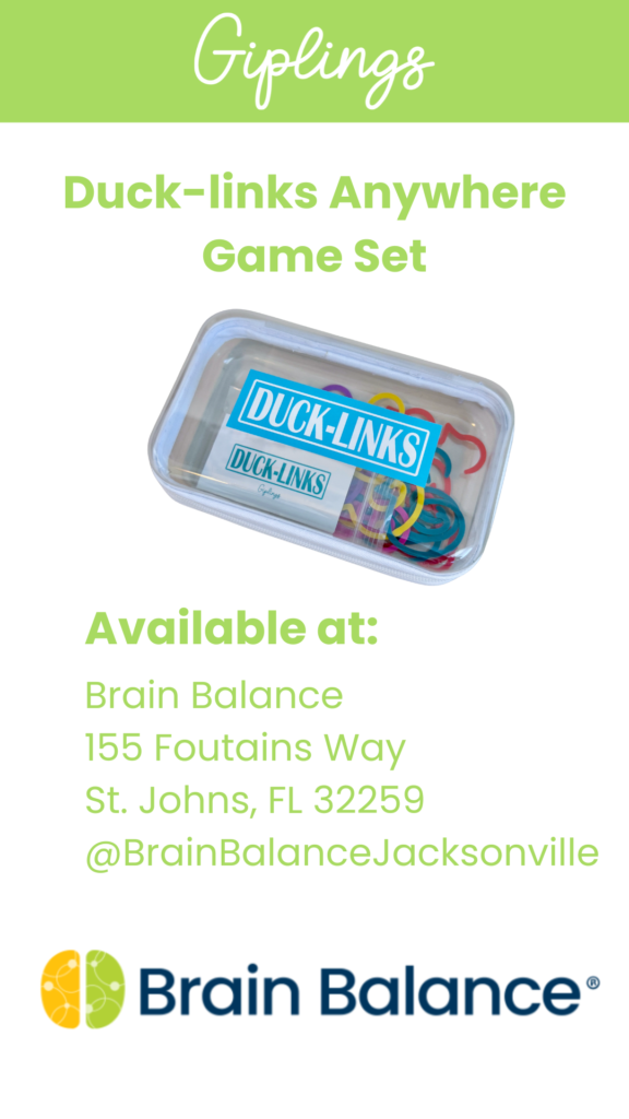 Giplings Duck-links Anywhere Game Set is available for purchase at Brain Balance Jacksonville