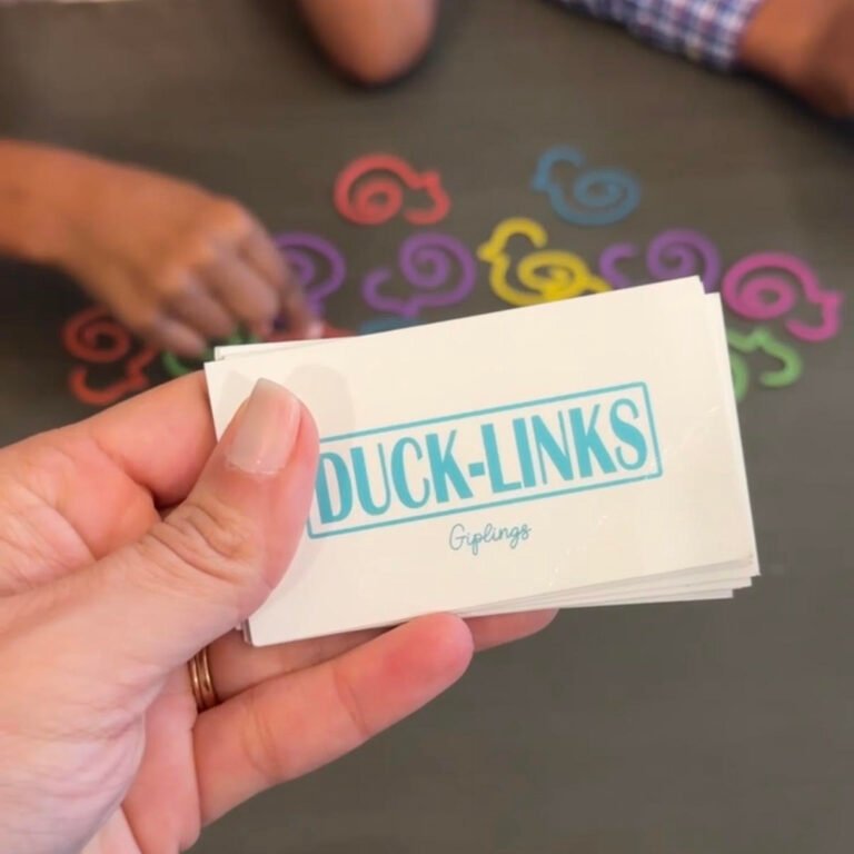 Duck-links Anywhere Game Set card deck at restaurant table